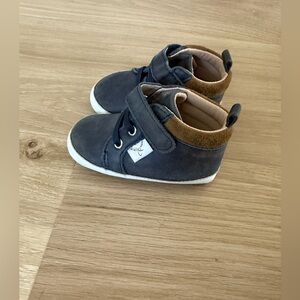 Little Love bug- soft sole  Navy Kids Shoes